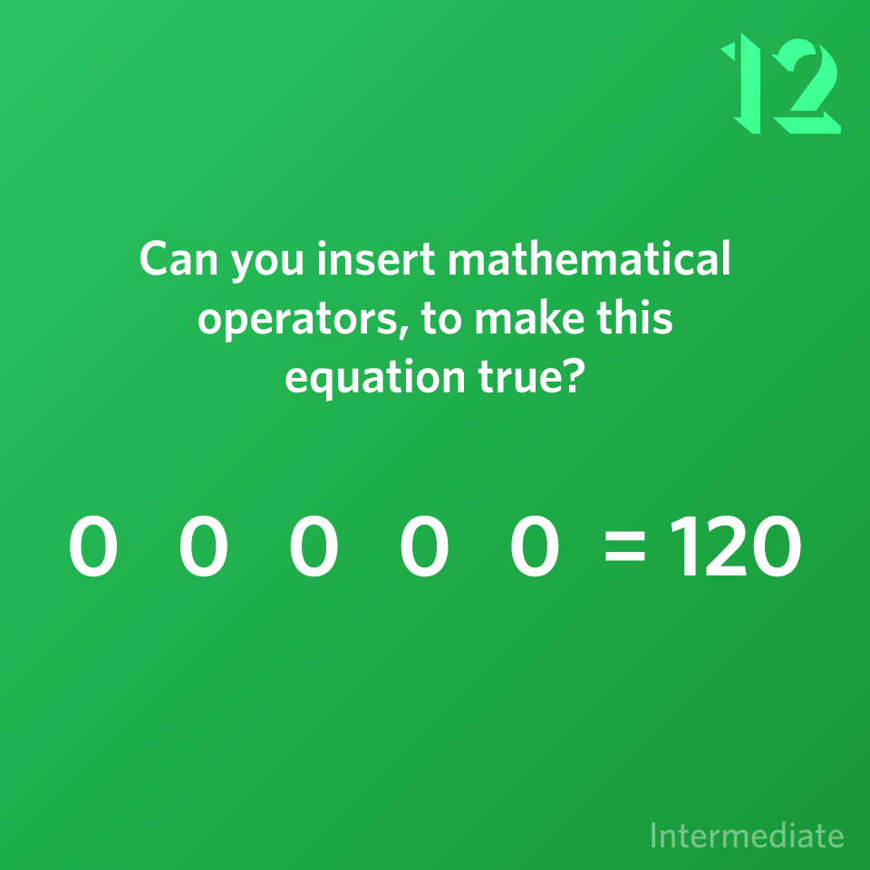 Puzzle 12 of 2018
